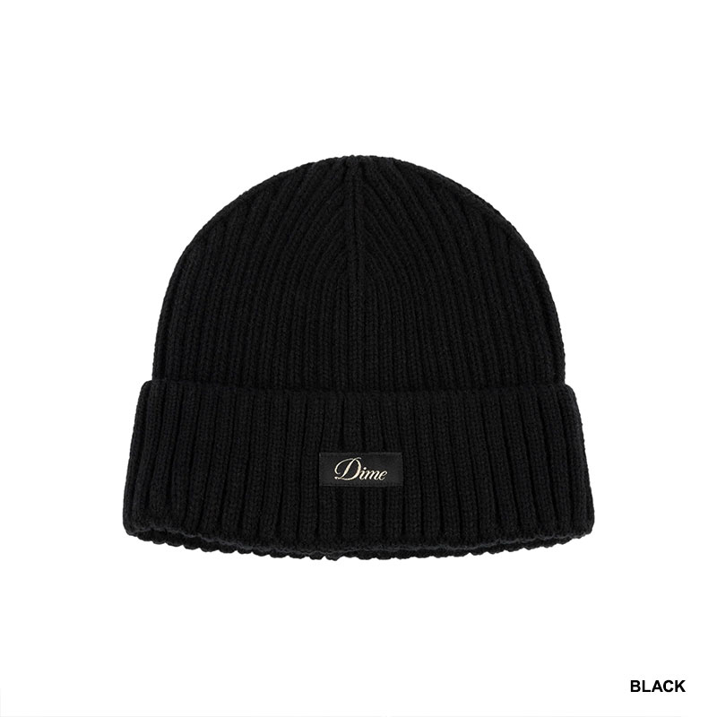 Dime MTL(ダイム)/ CURSIVE RIB BEANIE -3.COLOR-