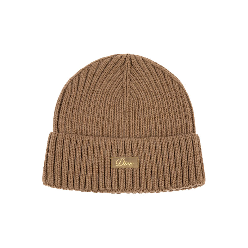 Dime MTL(ダイム)/ CURSIVE RIB BEANIE -3.COLOR-(BROWN)