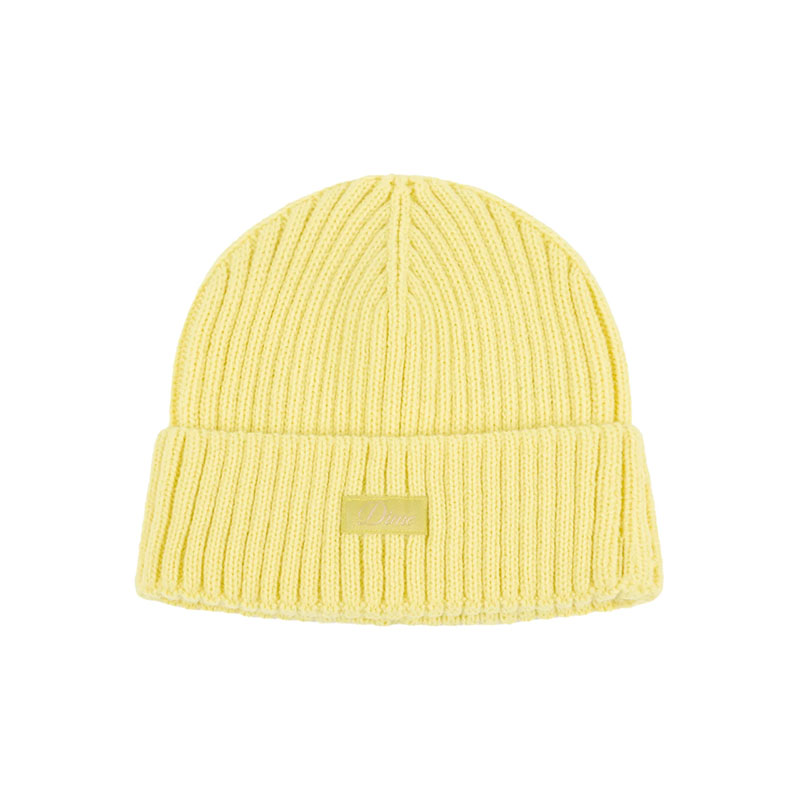 Dime MTL(ダイム)/ CURSIVE RIB BEANIE -3.COLOR-(YELLOW)