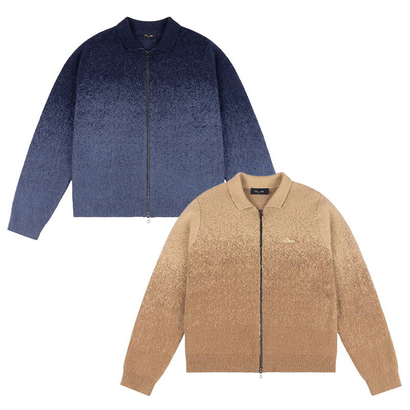 Dime MTL(ダイム)/ Mohair Double Zip Knit -2COLOR-