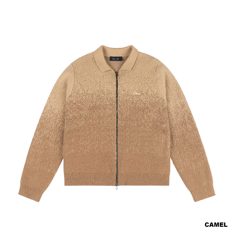 Dime MTL(ダイム)/ Mohair Double Zip Knit -2COLOR-