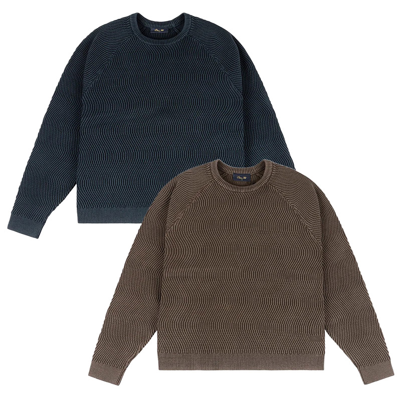Dime MTL(ダイム)/ Wave Knit Sweater -2COLOR-