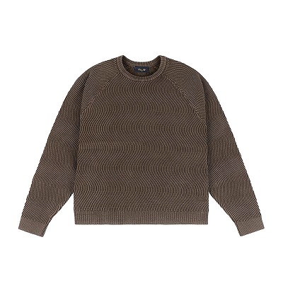 Dime MTL(ダイム)/ Wave Knit Sweater -2COLOR-