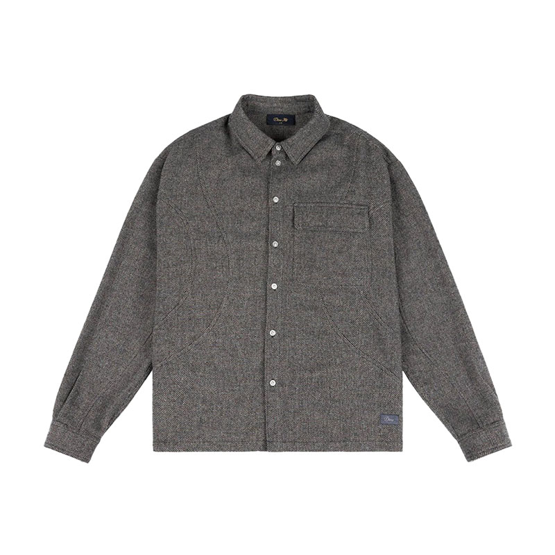 Dime MTL(ダイム)/ Wool Overshirt -SILVER-