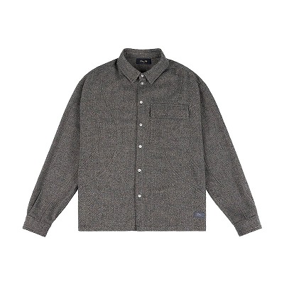 Dime MTL(ダイム)/ Wool Overshirt -SILVER-