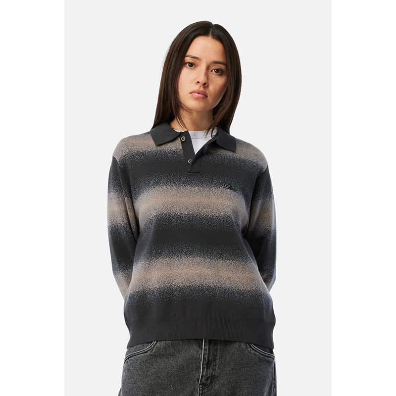Dime MTL(ダイム)/ Striped Rugby Knit -2COLOR-