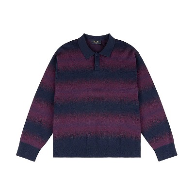 Dime MTL(ダイム)/ Striped Rugby Knit -2COLOR-
