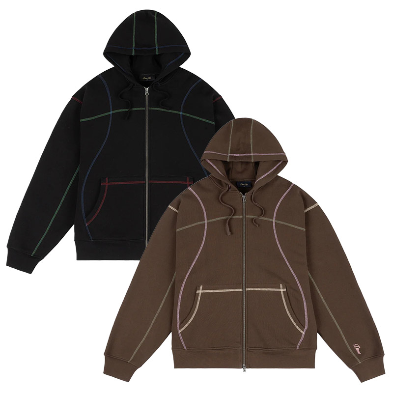 Dime MTL(ダイム)/ Court Zip Hoodie -2COLOR-