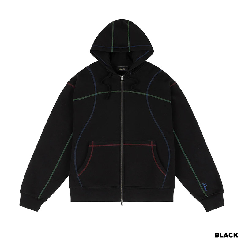 Dime MTL(ダイム)/ Court Zip Hoodie -2COLOR-