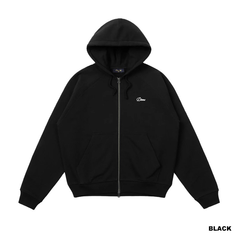 Dime MTL(ダイム)/ Cursive Small Logo Zip Hoodie -3COLOR-