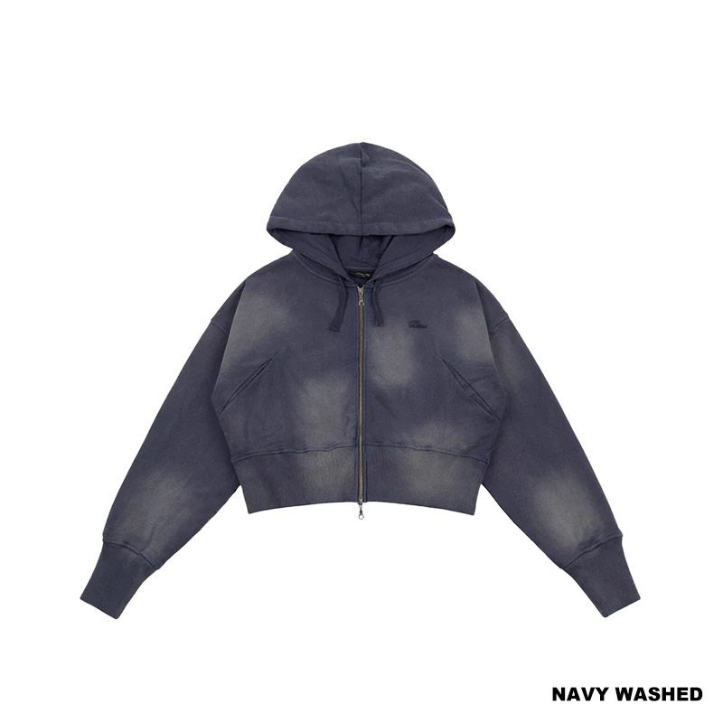 Dime MTL(ダイム)/ Cropped Zip Hoodie -3COLOR-