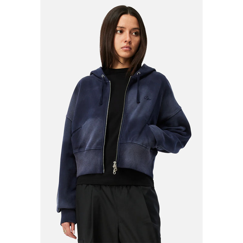 Dime MTL(ダイム)/ Cropped Zip Hoodie -3COLOR-