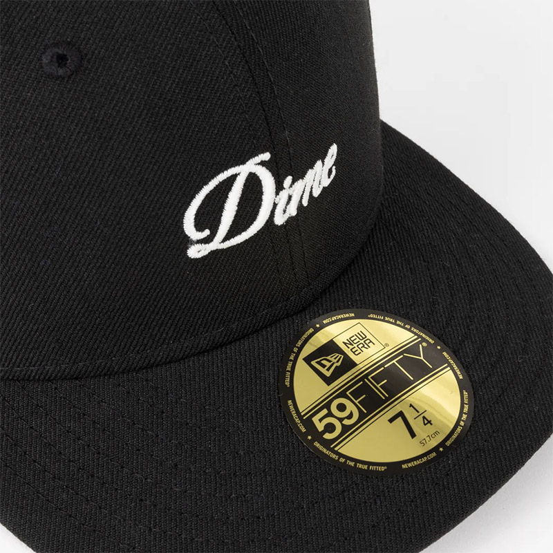 Dime MTL(ダイム)/ Cursive Newera Cap -BLACK-