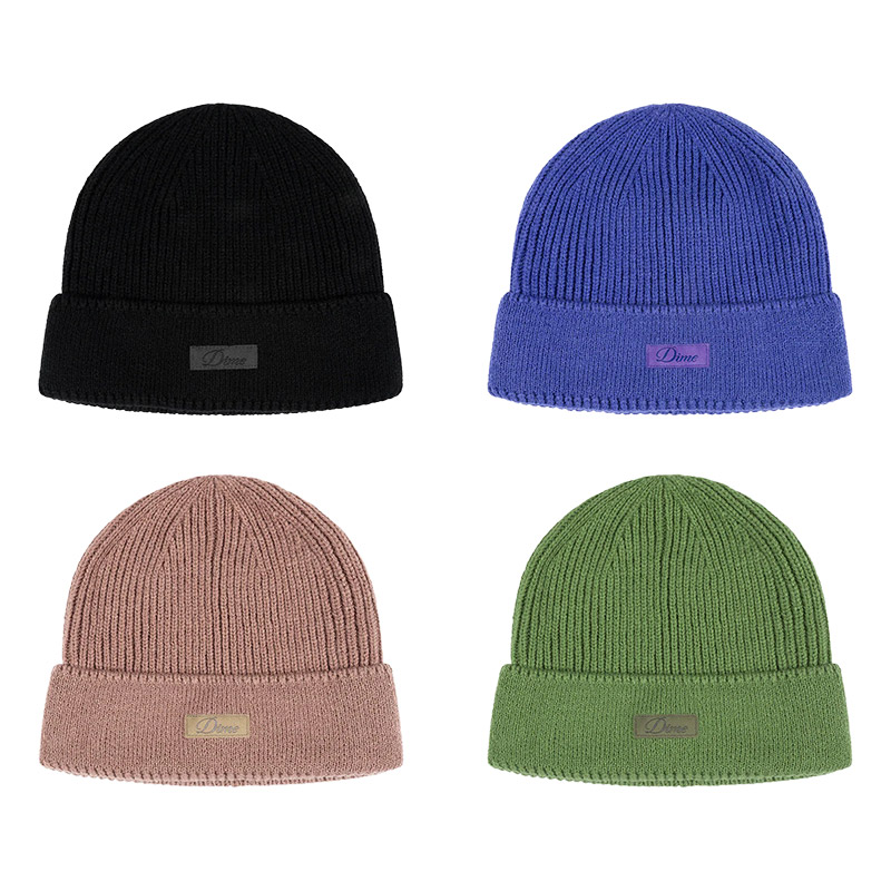 Dime MTL(ダイム)/ Cursive Rib Beanie -4COLOR-