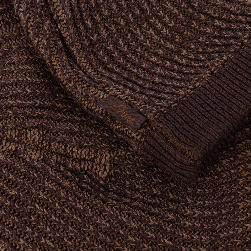 Dime MTL(ダイム)/ Wave Knit Skully -BROWN-