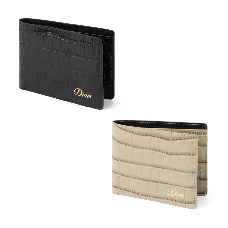 Dime MTL(ダイム)/ Croc Bifold Wallet -2COLOR-