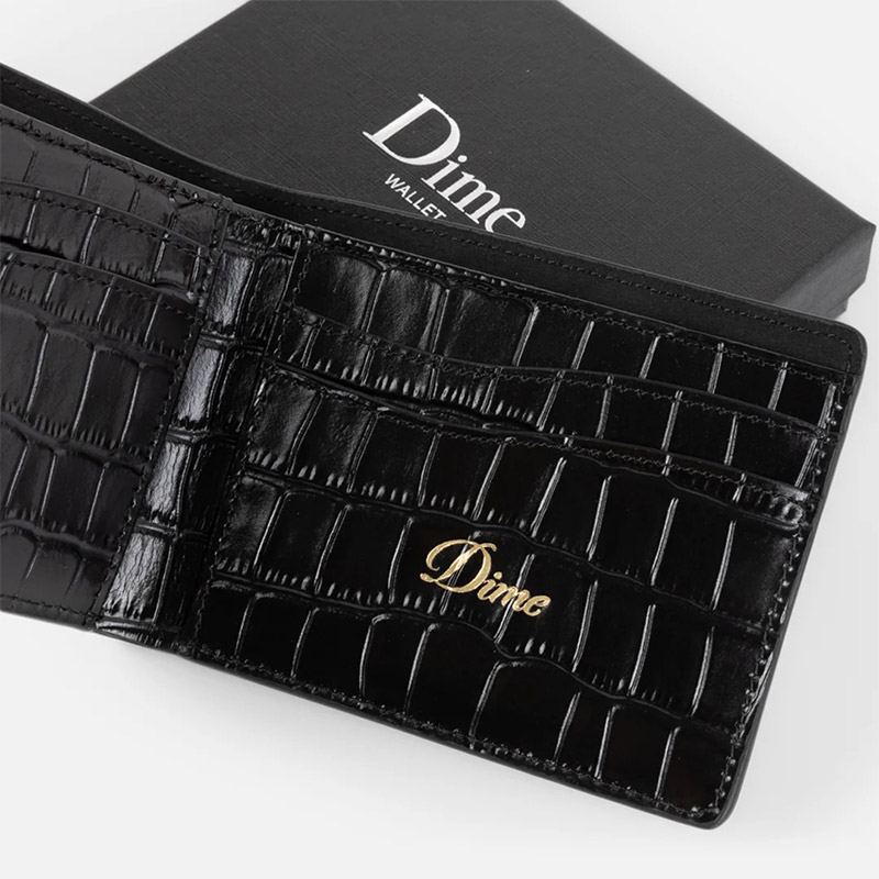 Dime MTL(ダイム)/ Croc Bifold Wallet -2COLOR-