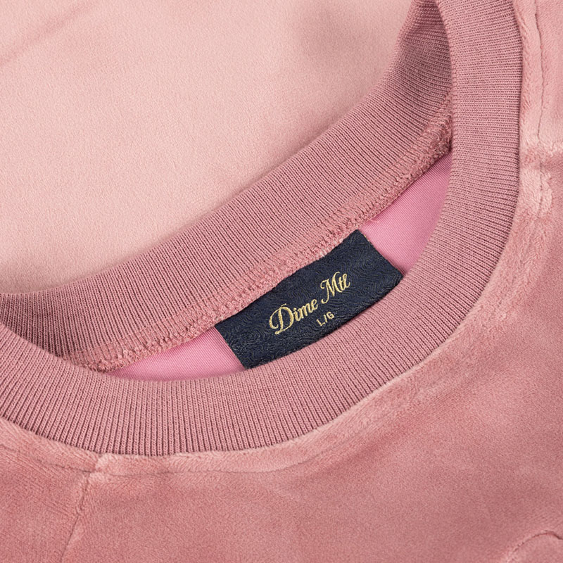 Dime MTL(ダイム)/ CURSIVE VELVET CREWNECK -2.COLOR-