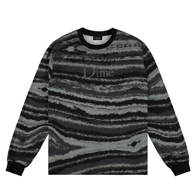 Dime MTL(ダイム)/ BRUSHSTROKE LS SHIRT -2.COLOR-