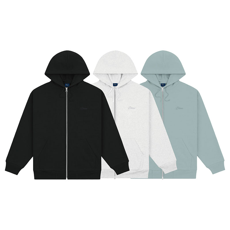 Dime MTL(ダイム)/ CURSIVE ZIP-HOODIE -3.COLOR-