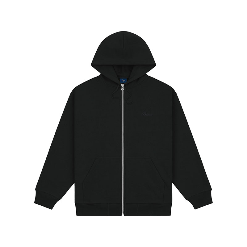 Dime MTL(ダイム)/ CURSIVE ZIP-HOODIE -3.COLOR-(BLACK)
