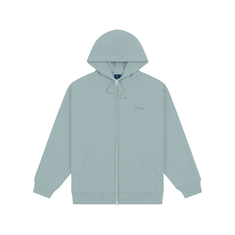 Dime MTL(ダイム)/ CURSIVE ZIP-HOODIE -3.COLOR-(LT.BLUE)