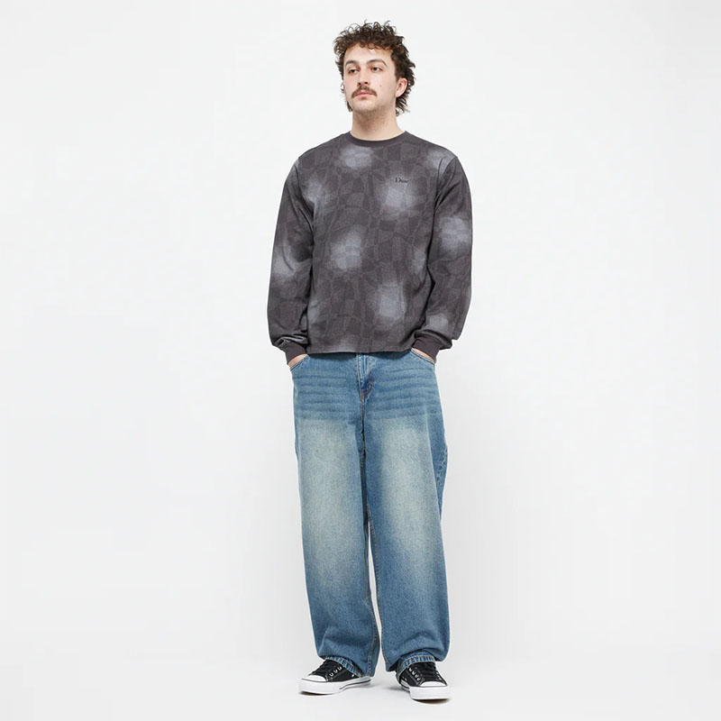Dime MTL(ダイム)/ ABSTRACT LS SHIRT -2.COLOR-