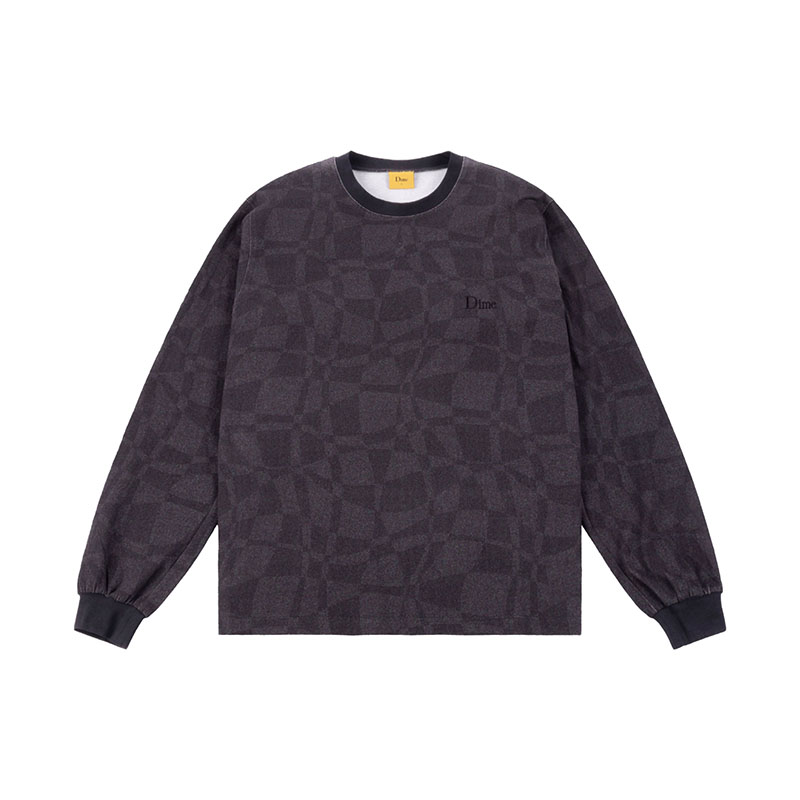 Dime MTL(ダイム)/ ABSTRACT LS SHIRT -2.COLOR-(BLACK)
