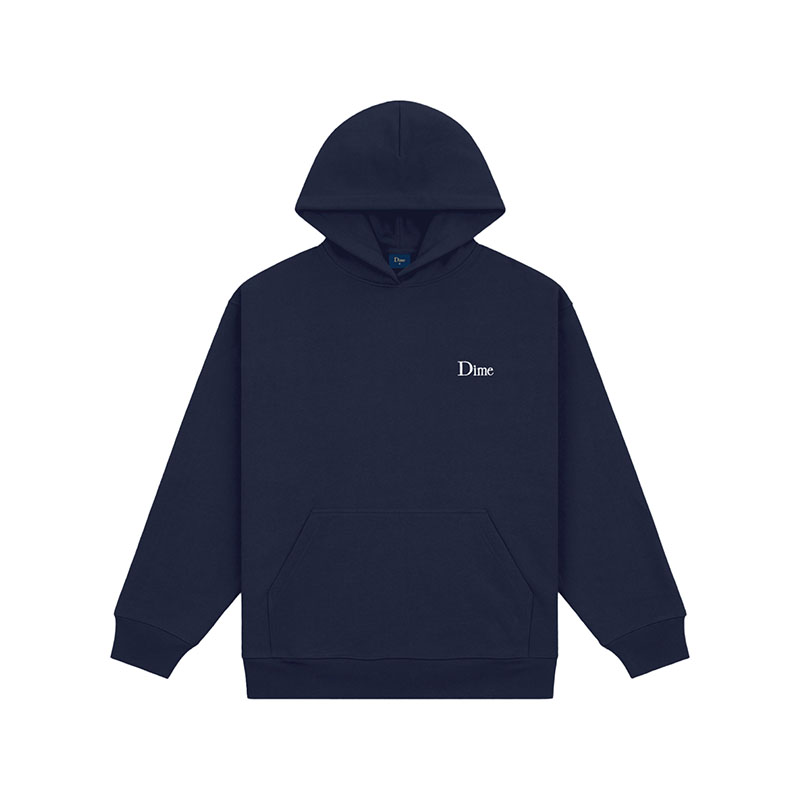 Dime MTL(ダイム)/ CLASSIC SMALL LOGO HOODIE -2.COLOR-(NAVY)