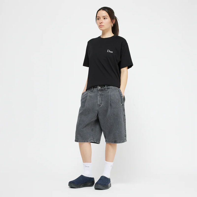 Dime MTL(ダイム)/ PLEATED DENIM SHORTS -2.COLOR-