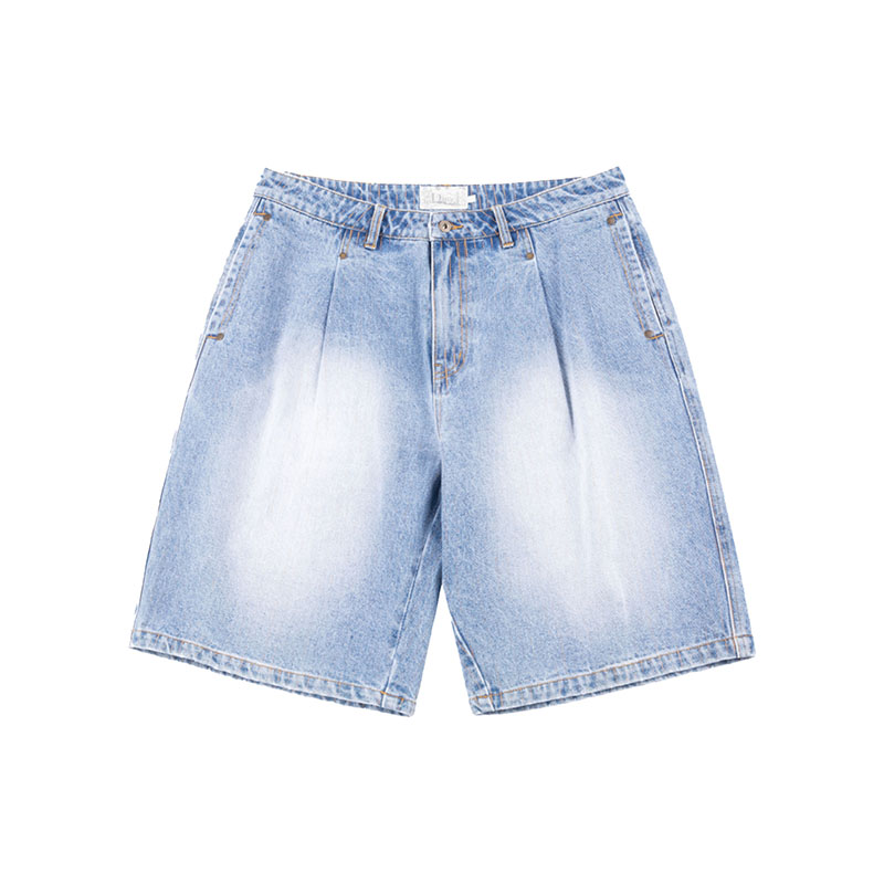 Dime MTL(ダイム)/ PLEATED DENIM SHORTS -2.COLOR-(W.INDIGO)