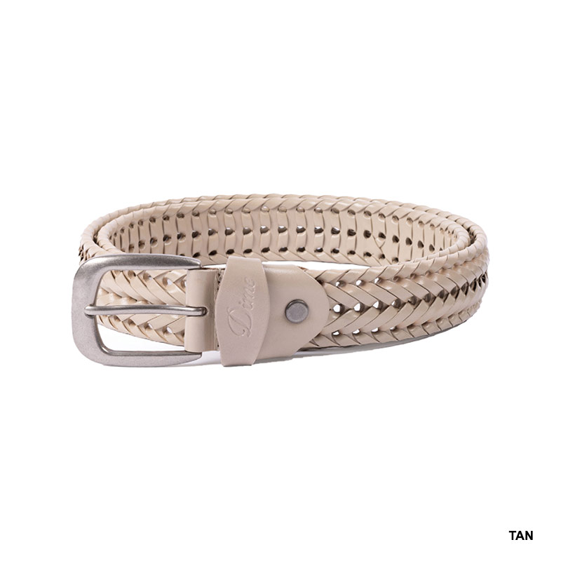 Dime MTL(ダイム)/ BRAIDED LEATHER BELT -2.COLOR-