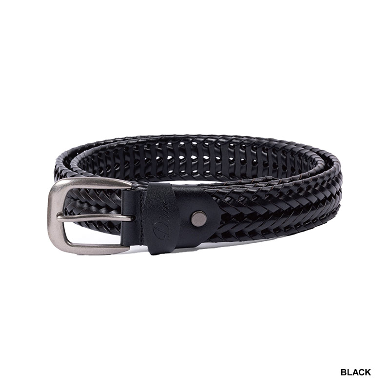 Dime MTL(ダイム)/ BRAIDED LEATHER BELT -2.COLOR-