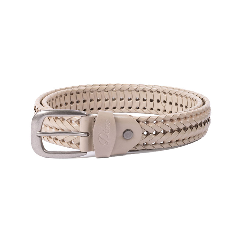 Dime MTL(ダイム)/ BRAIDED LEATHER BELT -2.COLOR-(TAN)