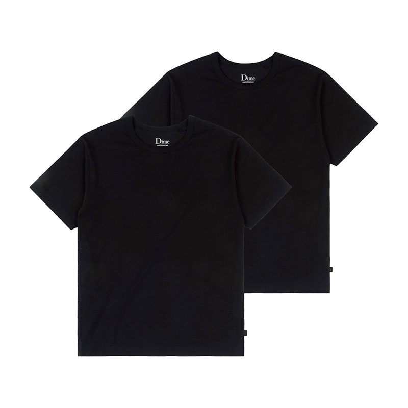 Dime MTL(ダイム)/ CLASSIC 2 PACK UNDERSHIRTS -2.COLOR-(BLACK)