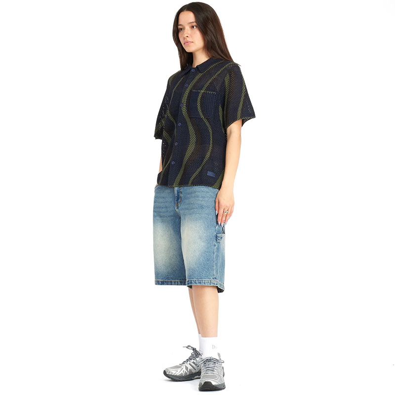 Dime MTL(ダイム)/ SOLEIL BUTTON-UP KNIT -2.COLOR-