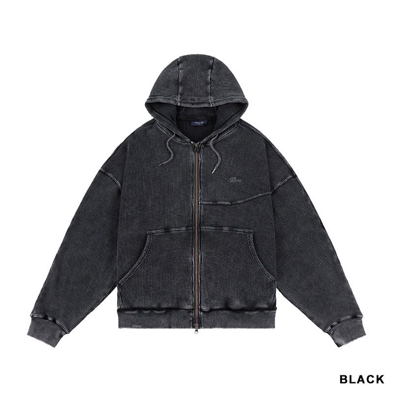Dime MTL(ダイム)/ PREMIUM WAFFLE ZIP-HOODIE -2.COLOR-