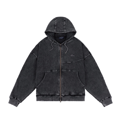 Dime MTL(ダイム)/ PREMIUM WAFFLE ZIP-HOODIE -2.COLOR-