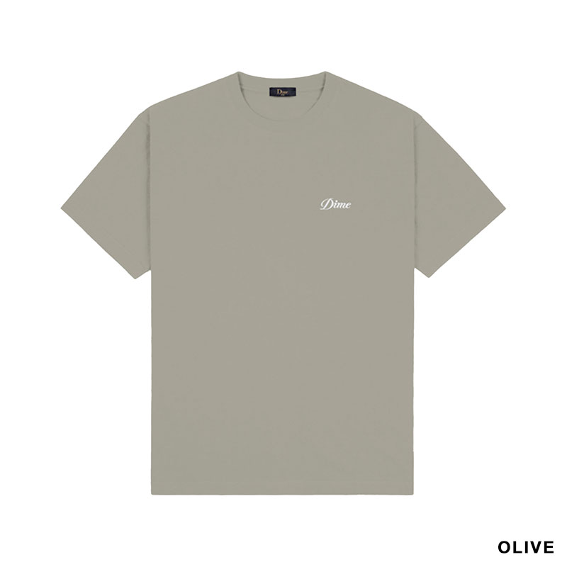 Dime MTL(ダイム)/ CURSIVE SMALL LOGO T-SHIRT -4.COLOR-