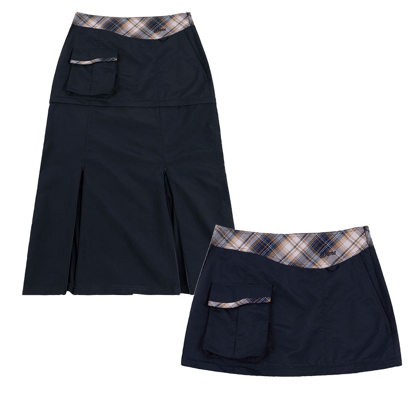 Dime MTL(ダイム)/ TECH SKIRT -NAVY-