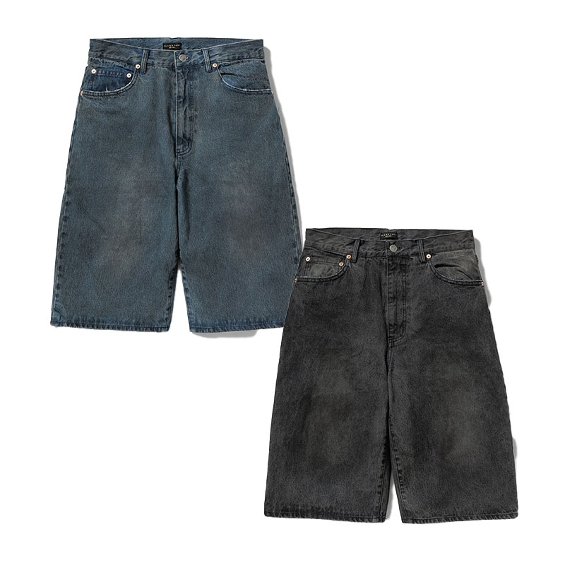 F-LAGSTUF-F(フラグスタフ)/ DENIM BAGGY SHORTS -2.COLOR-