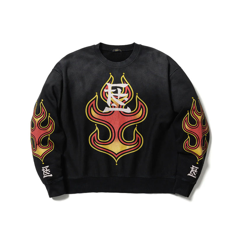 F-LAGSTUF-F(フラグスタフ)/ FRAME SWEAT -BLACK-