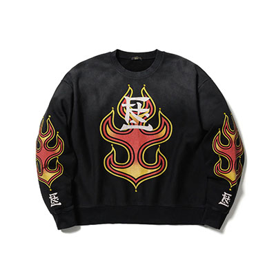 F-LAGSTUF-F(フラグスタフ)/ FRAME SWEAT -BLACK-