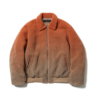 F-LAGSTUF-F(フラグスタフ)/ GRADATION FLEECE BOA JACKET -2COLOR-