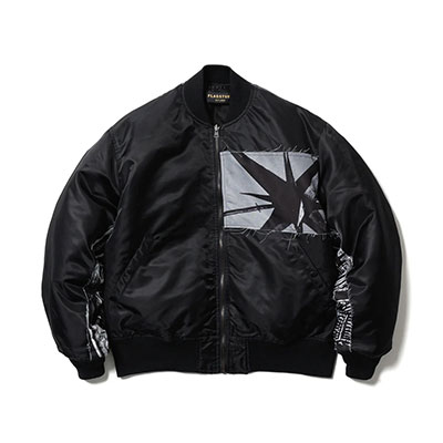 F-LAGSTUF-F(フラグスタフ)/ PATCHWORK BOMBER JACKET -BLACK-