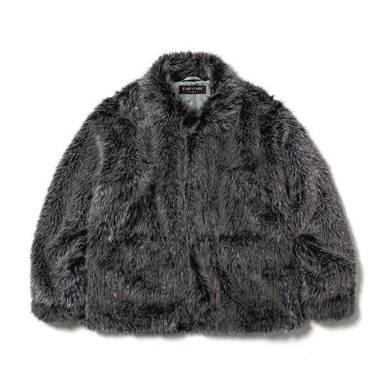 F-LAGSTUF-F(フラグスタフ)/ FUR COAT -2.COLOR-(BLACK)
