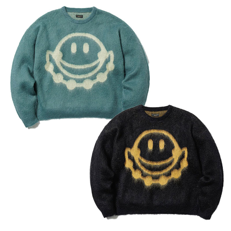 F-LAGSTUF-F(フラグスタフ)/ SMILE MOHAIR SWEATER -2.COLOR-