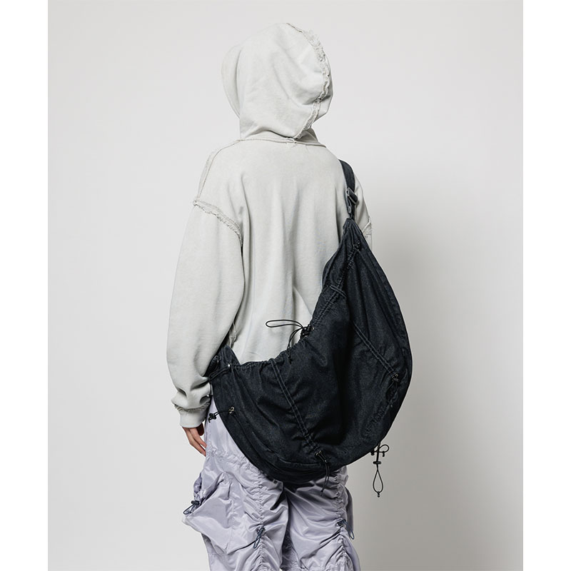 F-LAGSTUF-F(フラグスタフ)/ CPG ANOMALY CORD DENIM SHOULDER BAG -BLACK-