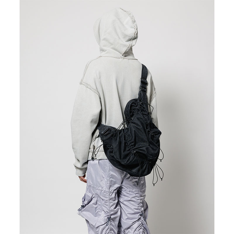 F-LAGSTUF-F(フラグスタフ)/ CPG ANOMALY CORD DENIM SHOULDER BAG -BLACK-