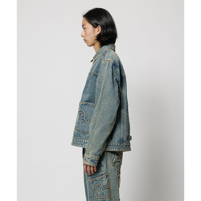 F-LAGSTUF-F(フラグスタフ)/ TRACKER JACKET × EVISU -INDIGO-
